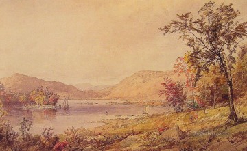 ブルック川の流れ Painting - グリーンウッド湖の風景ジャスパー フランシス クロプシー小川